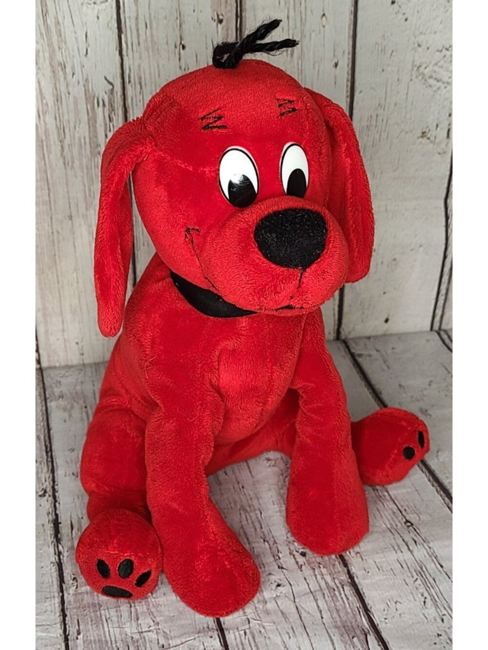 12" Vintage Clifford Big Red Dog Plush Stuffed Animal Scholastic 2011 Douglas